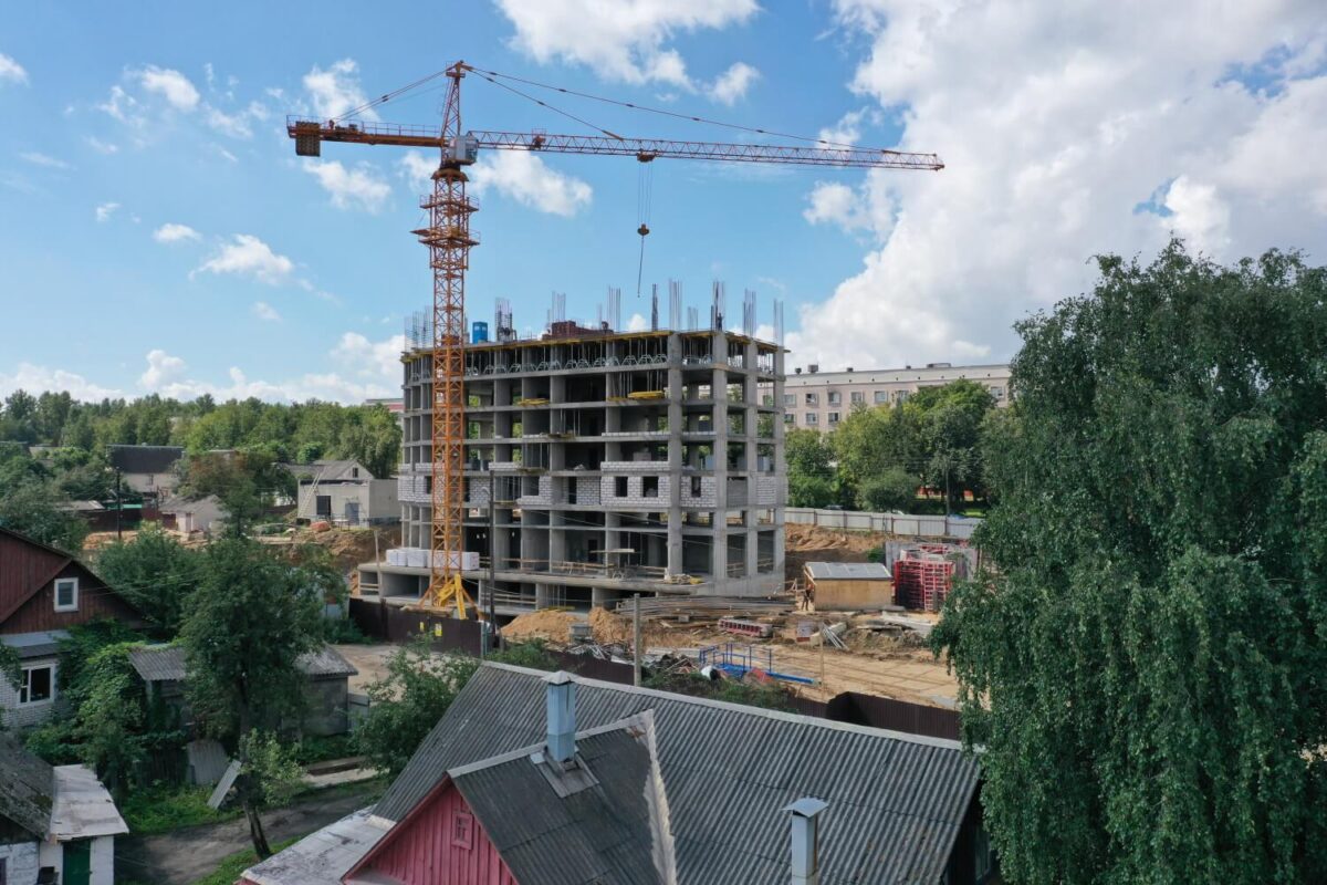 Фотоотчет 24.08.2020 о строительстве ЖК «Smart» в г. Минске